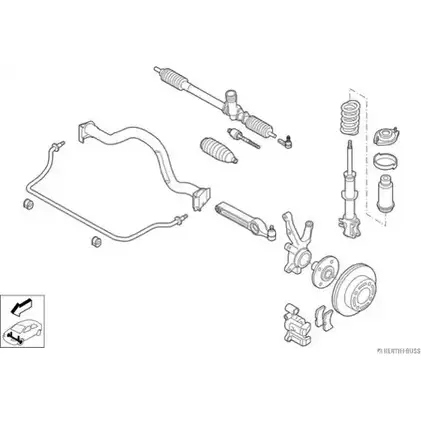 Рулевое управление HERTH+BUSS N02399-VA S3K13G 637067 LWAE F изображение 0