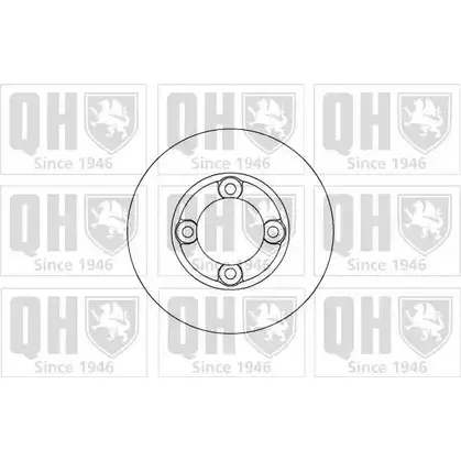 Тормозной диск QUINTON HAZELL K7098 BDC3656 GE OGCWI 646402