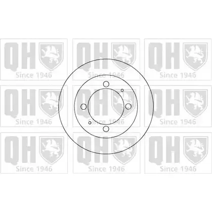 Тормозной диск QUINTON HAZELL BDC3671 646410 BDC3 671P WFQIZV6