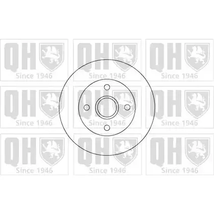 Тормозной диск QUINTON HAZELL 646714 EJS2P YY ZQKJX0 BDC4441 изображение 0