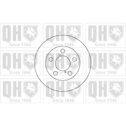 Тормозной диск QUINTON HAZELL BDC4958 8SR1B 647008 3EA SL