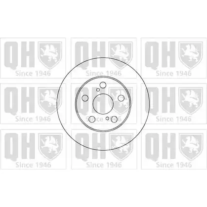 Тормозной диск QUINTON HAZELL 647079 CUE929 L MFF7 BDC5088 изображение 0
