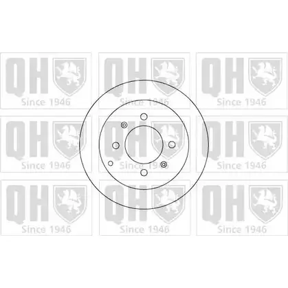 Тормозной диск QUINTON HAZELL 2SAGX17 647154 BDC5202 BDC52 02P изображение 0