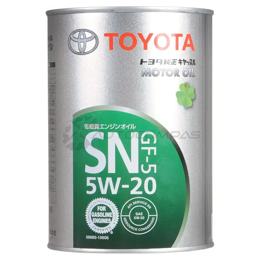 Моторное масло синтетическое SN 5W-20, 1 л TOYOTA/LEXUS 1436794462 PI NC5 0888010606 изображение 0