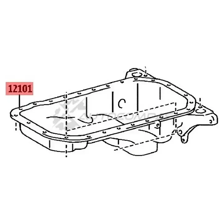 Поддон двигателя TOYOTA/LEXUS J9 WA2 FGLPC7 1211111130