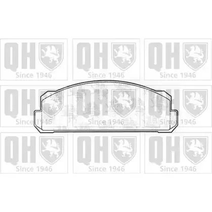 Тормозные колодки, дисковые, комплект QUINTON HAZELL JDLCJFI 2007 3 BP131 650345 изображение 0