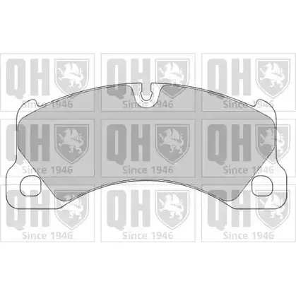 Тормозные колодки, дисковые, комплект QUINTON HAZELL Q TJHA EIJA62 650856 BP1814