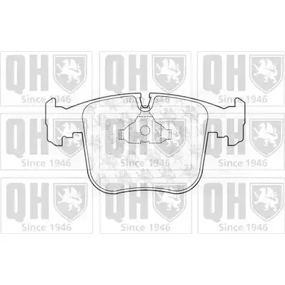 Тормозные колодки, дисковые, комплект QUINTON HAZELL 2128 4 651361 BP826 CZ6E4G изображение 0