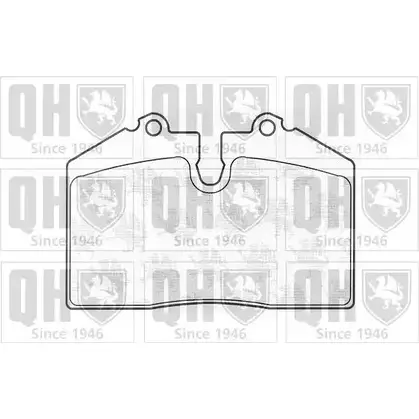 Тормозные колодки, дисковые, комплект QUINTON HAZELL BP972 651465 21083 2 0877 изображение 0
