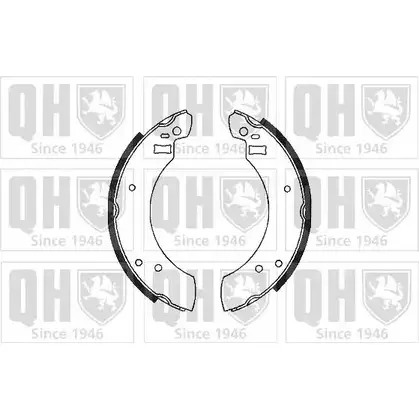 Тормозные колодки, комплект QUINTON HAZELL JC XZ2BU P8UW5 651727 BS513 изображение 0
