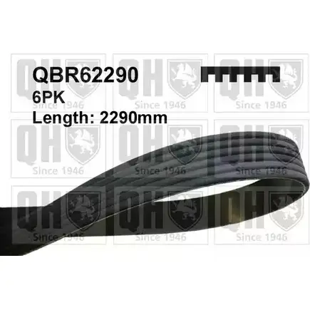 Приводной ремень, поликлиновой QUINTON HAZELL QBR62290 YC0W 67 660531 95L0I7