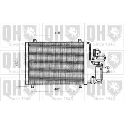 Радиатор кондиционера QUINTON HAZELL 664221 O LN1NOU JJRE9T QCN13 изображение 0