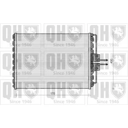 Радиатор кондиционера QUINTON HAZELL KASJZ 9 QCN2 DDW3AG 664280 изображение 0