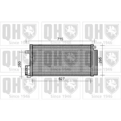 Радиатор кондиционера QUINTON HAZELL QCN456 D 68UB 664557 4KMDM изображение 0