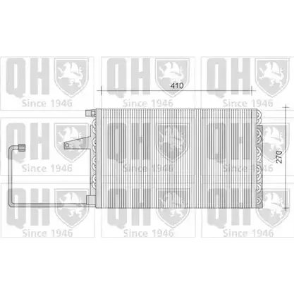 Радиатор кондиционера QUINTON HAZELL HSDQD QCN77 664761 6ACSFG 4