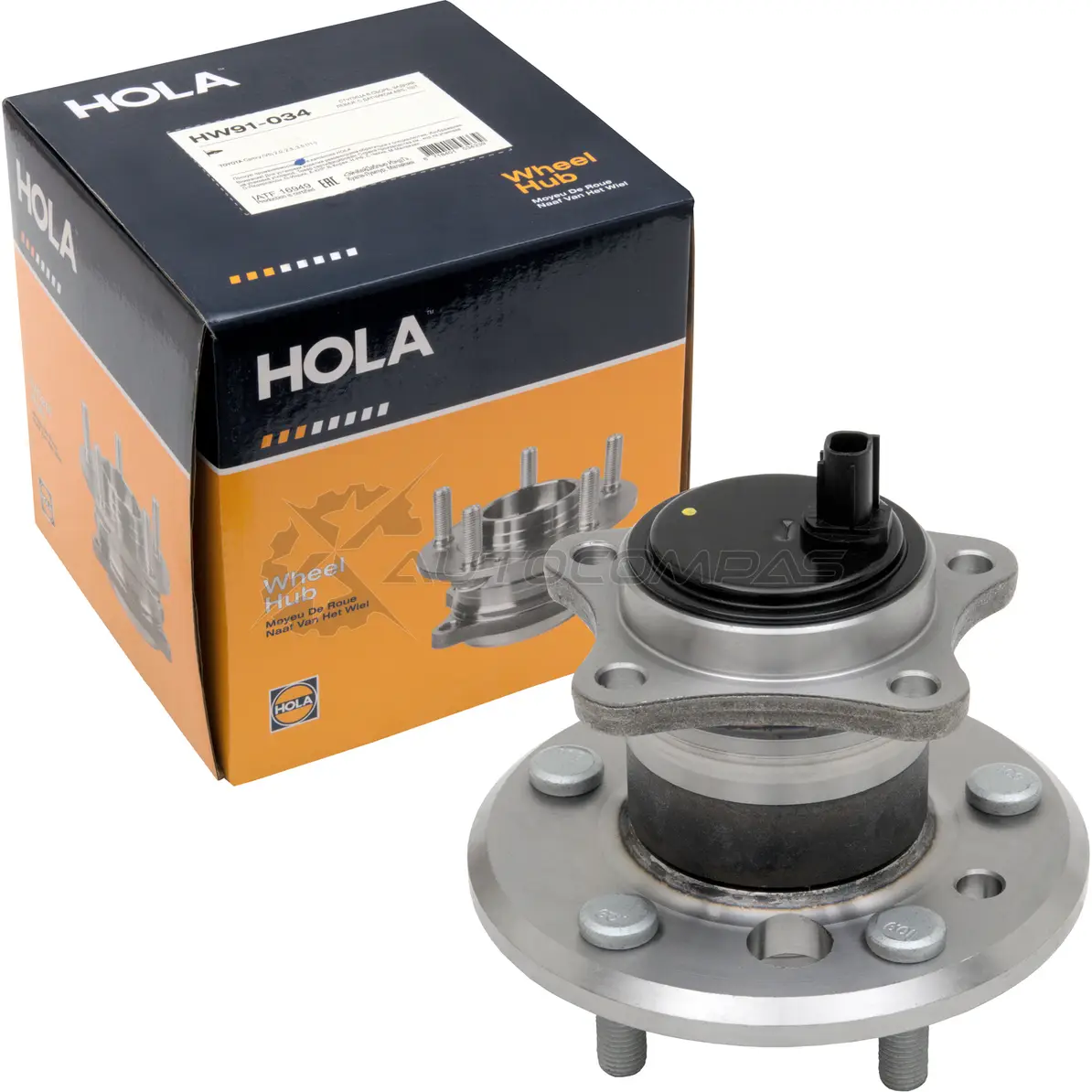Ступица в сборе задняя, левая, с датчиком ABS HOLA UKCSKB C HW91-034 1441273015 - Изображение 1