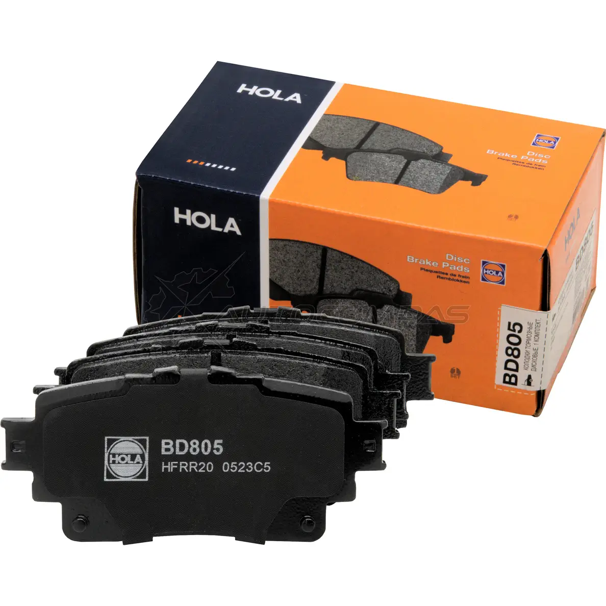 Тормозные колодки, дисковые HOLA M7LS 41C 1441273174 BD805 - Изображение 1