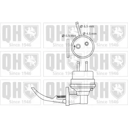 Топливный насос QUINTON HAZELL 0ZOVX4 QFP235 GYW3O 1H 673300