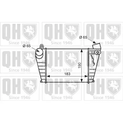 Интеркулер QUINTON HAZELL 2H0 SA3C QIC115 7ORM02N 674561 изображение 0