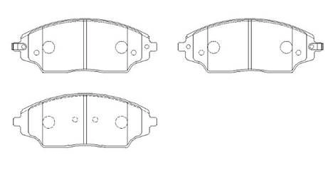 Тормозные колодки, дисковые, комплект HSB DQ9V7N TWLXFQ H HP5286 1424667087 изображение 0