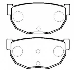Тормозные колодки, дисковые, комплект HSB HP8362 1424646217 U5WHS6 I GZM2F