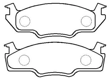 Тормозные колодки, дисковые, комплект HSB R43 B5SS ET23YP HP9324 1424646340