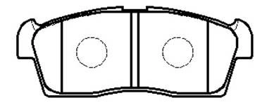 Тормозные колодки, дисковые, комплект HSB HP9737 31RV LVP OI1UIKK 1424554609