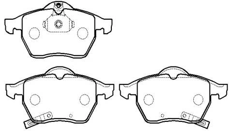 Тормозные колодки, дисковые, комплект HSB 3NHGMS HP9877 1424554650 OB HB2QW изображение 0