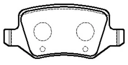 Тормозные колодки, дисковые, комплект HSB 1424554664 L8 CJJ ABPT0 HP9937