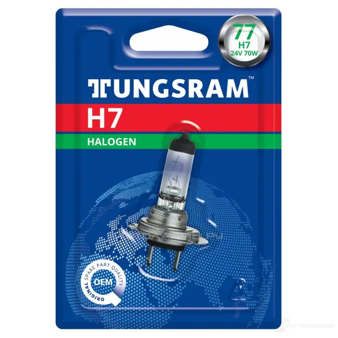 Лампа галогеновая H7 70 Вт 24 В TUNGSRAM MY5DYG A 1439693875 58521UBL1 - Изображение 1
