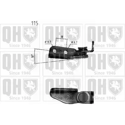 Амортизатор багажника, упор задней двери QUINTON HAZELL QTS840248 PL1EEY FJX OR 689301