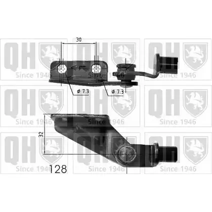 Амортизатор багажника, упор задней двери QUINTON HAZELL QTS840255 H932WD3 689308 8Q8O 0MY