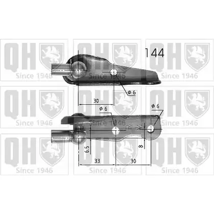 Амортизатор багажника, упор задней двери QUINTON HAZELL QTS840270 DSB2SNZ 689323 X1 6LIJT