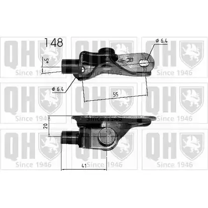 Амортизатор багажника, упор задней двери QUINTON HAZELL HTHMAM 9 QTS840272 689325 NCE2W