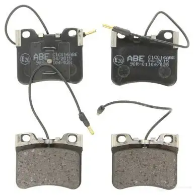 Тормозные колодки дисковые, комплект ABE 5900427187672 QO2 F7 3338795 C1C016ABE