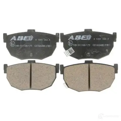 Тормозные колодки дисковые, комплект ABE 3339187 G8H 1IMW C21026ABE 5900427191761