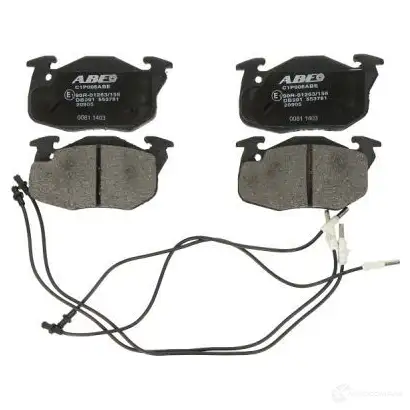 Тормозные колодки дисковые, комплект ABE C1P006ABE QA 5OQS 5900427189577 3338981 изображение 0