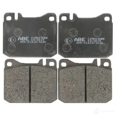 Тормозные колодки дисковые, комплект ABE C1M003ABE 3338937 L 00W0 5900427189133