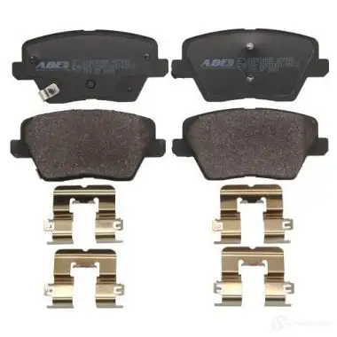 Тормозные колодки дисковые, комплект ABE C20516ABE 1437297144 4RU 41M