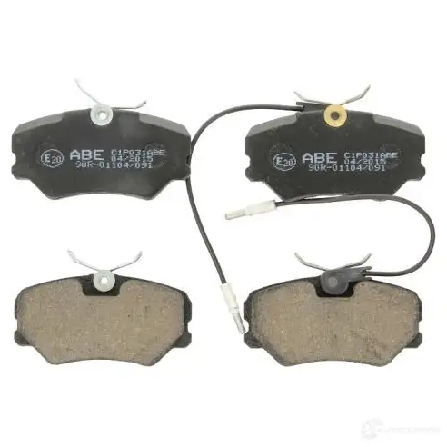 Тормозные колодки дисковые, комплект ABE 5900427189737 4FXM 71 C1P031ABE 3338997 изображение 0
