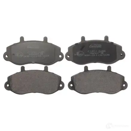 Тормозные колодки дисковые, комплект ABE 5900427189935 ZBSVI O1 C1R013ABE 3339018