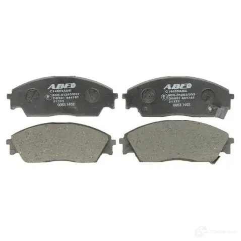 Тормозные колодки дисковые, комплект ABE T G63B8 3338659 C14023ABE 5900427186323