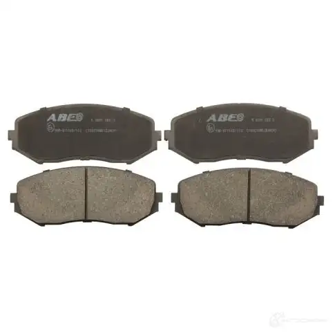 Тормозные колодки дисковые, комплект ABE 5900427187030 3338733 69A T8JM C18021ABE