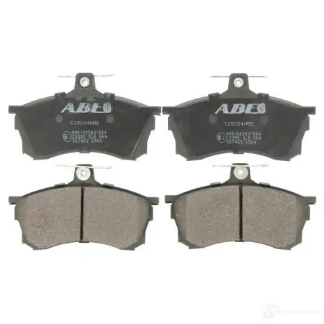 Тормозные колодки дисковые, комплект ABE 0V394 M 5900427186620 3338690 C15034ABE