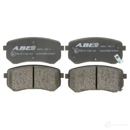 Тормозные колодки дисковые, комплект ABE 3339176 SZ GZ65L 5900427191662 C20307ABE изображение 0