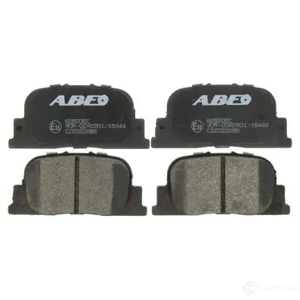 Тормозные колодки дисковые, комплект ABE 5900427192010 3339210 C22022ABE 5L3UU G