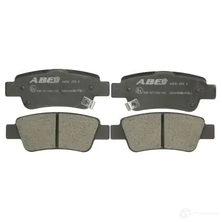 Тормозные колодки дисковые, комплект ABE C24015ABE 3339250 I76S UUC 5900427192416 изображение 1