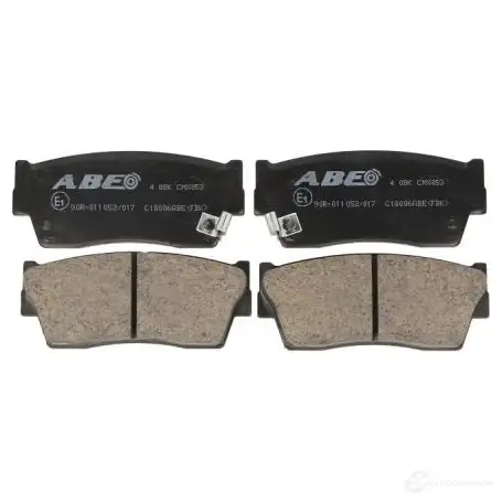 Тормозные колодки дисковые, комплект ABE C18006ABE 3338724 5900427186958 AB78 VP