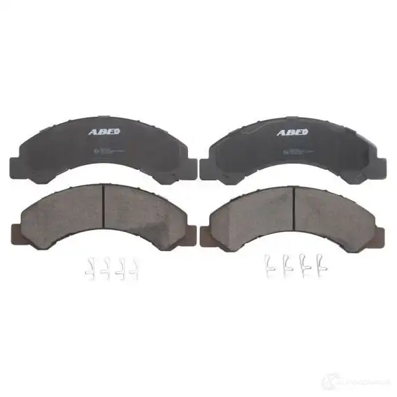 Тормозные колодки дисковые, комплект ABE C19011ABE 3338739 4 SQL299 5900427187092