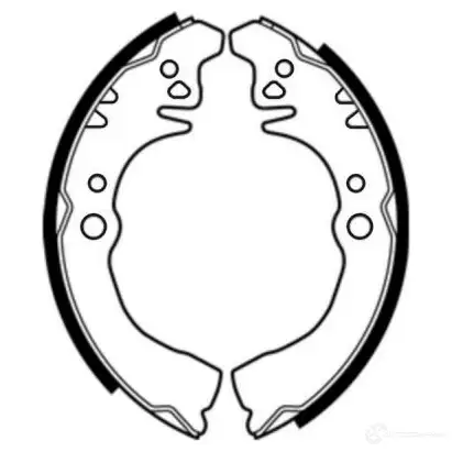 Тормозные колодки ABE 5900427182721 3338309 C06017ABE F8DAP W - Изображение 1
